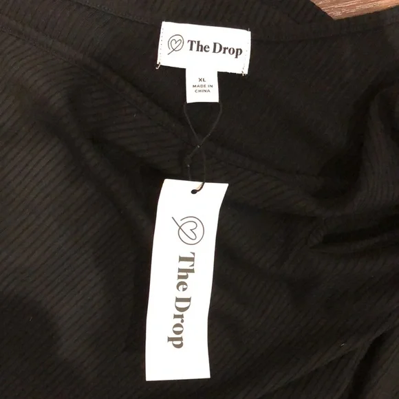 4. The Drop | NWT Ribbed One Shoulder Maxi Dress - Picture 12 of 13